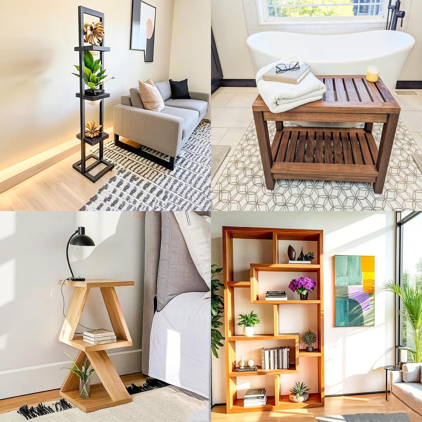 12 Wood Furniture Plans Bundle | Beginner DIY Projects