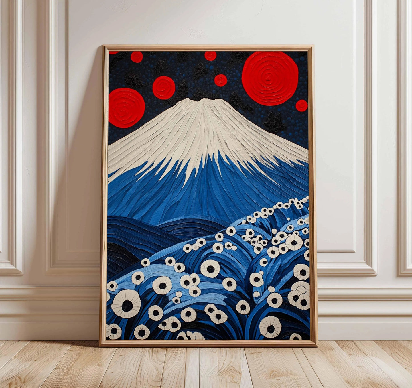 Japanese Wall Art Print, Mt. Fuji Poster, Minimalist Japan Decor